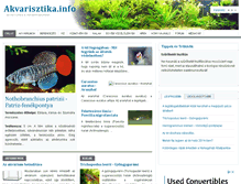 Tablet Screenshot of akvarisztika.info